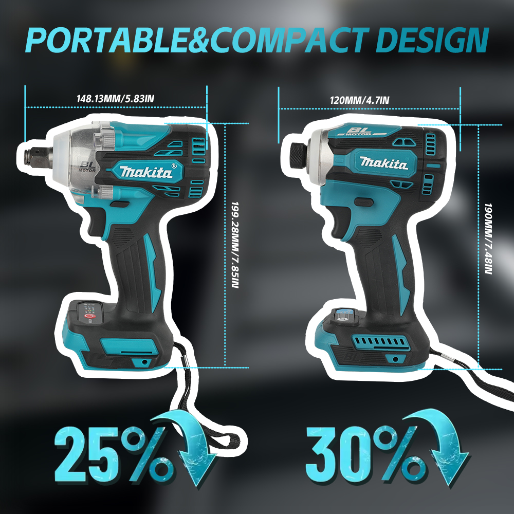 Makita Drill Dtw300 - Clé à chocs électrique rechargeable sans